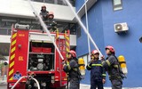 Diễn tập phương án chữa cháy, cứu nạn, cứu hộ tại Trường Tiểu học, Trung học cơ sở và Trung học phổ thông Dewey Ocean Park