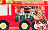 Thử làm “lính cứu hỏa nhí” trải nghiệm phương tiện ở Đội chữa cháy và CNCH khu vực số 14