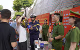 Tập huấn phòng cháy tại khu vực chợ Đồng Xuân