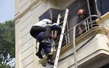 Tập huấn phòng cháy tại khu vực chợ Đồng Xuân