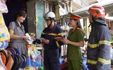 Tập huấn phòng cháy tại khu vực chợ Đồng Xuân