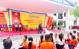 Gần 2.000 thầy và trò trường Đông Hội trải nghiệm kỹ năng sinh tồn trong hỏa hoạn