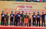 Những hình ảnh sôi nổi về cuộc so tài chữa cháy cứu nạn, cứu hộ tại phường Hồng Hà