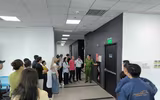 Thực tập phương án, tuyên truyền kỹ năng chữa cháy, thoát nạn tại tòa nhà cao tầng