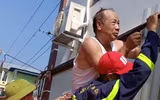 Đội chữa cháy và cứu nạn, cứu hộ khu vực số 20 dốc sức cứu dân trong vùng ngập 