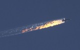 [ẢNH] Thổ Nhĩ Kỳ bắn rơi máy bay Nga nghi là Su-24 gần biên giới Syria