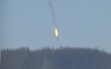[ẢNH] Thổ Nhĩ Kỳ bắn rơi máy bay Nga nghi là Su-24 gần biên giới Syria