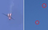 [ẢNH] Thổ Nhĩ Kỳ bắn rơi máy bay Nga nghi là Su-24 gần biên giới Syria
