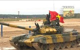 [ẢNH] Nguyên nhân bất ngờ khiến đội tuyển xe tăng Việt Nam mất vị trí dẫn đầu