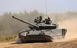 [ẢNH] T-80BVM ‘trình diễn thảm họa’ tại Army-2020 khi tên lửa không thể bắn trúng mục tiêu