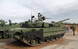[ẢNH] T-80BVM ‘trình diễn thảm họa’ tại Army-2020 khi tên lửa không thể bắn trúng mục tiêu
