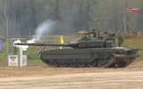 [ẢNH] T-80BVM ‘trình diễn thảm họa’ tại Army-2020 khi tên lửa không thể bắn trúng mục tiêu