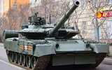 [ẢNH] T-80BVM ‘trình diễn thảm họa’ tại Army-2020 khi tên lửa không thể bắn trúng mục tiêu