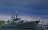 [ẢNH] Soái hạm Hạm đội Biển Đen thẳng tiến tới Syria sau khi hoàn thành nâng cấp