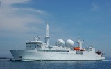 [ẢNH] Tàu trinh sát điện tử Pháp tấn công chế áp S-400 Nga tại Crimea