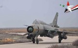 [ẢNH] Cường kích Su-22 Syria bị bắn hạ khi tập kích lãnh thổ Israel?