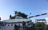 [ẢNH] Báo Nga trầm trồ trước xe tăng T-90 bằng bê tông của Việt Nam khi hoàn thiện