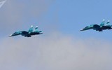 [ẢNH] Su-34 Nga tấn công trực diện phiến quân trong khu vực do Mỹ kiểm soát