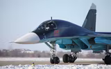 [ẢNH] Su-34 Nga tấn công trực diện phiến quân trong khu vực do Mỹ kiểm soát
