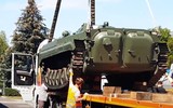 [ẢNH] Ukraine hoán cải pháo tự hành 2S1 Gvozdika thành xe chiến đấu bộ binh