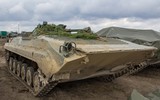 [ẢNH] Ukraine hoán cải pháo tự hành 2S1 Gvozdika thành xe chiến đấu bộ binh