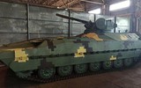 [ẢNH] Ukraine hoán cải pháo tự hành 2S1 Gvozdika thành xe chiến đấu bộ binh