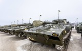 [ẢNH] Ukraine hoán cải pháo tự hành 2S1 Gvozdika thành xe chiến đấu bộ binh