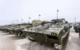 [ẢNH] Ukraine hoán cải pháo tự hành 2S1 Gvozdika thành xe chiến đấu bộ binh
