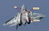 [ẢNH] Chuyên gia Anh chỉ rõ vì sao Su-57 Nga thua xa F-22 Mỹ về khả năng tàng hình