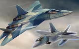 [ẢNH] Chuyên gia Anh chỉ rõ vì sao Su-57 Nga thua xa F-22 Mỹ về khả năng tàng hình