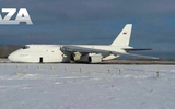 [ẢNH] Máy bay khổng lồ An-124 Nga văng mất động cơ, phải hạ cánh khẩn cấp