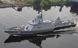 [ẢNH] Nga biên chế tàu tên lửa tàng hình đầu tiên trang bị Pantsir-M