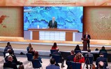 [ẢNH] 5 câu hỏi nổi bật dành cho Tổng thống Putin trong cuộc họp báo cuối năm