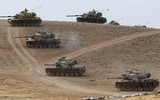 [ẢNH] Xe tăng Thổ Nhĩ Kỳ ào ạt tiến vào Syria báo hiệu cuộc chiến mới