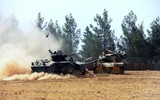 [ẢNH] Xe tăng Thổ Nhĩ Kỳ ào ạt tiến vào Syria báo hiệu cuộc chiến mới