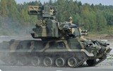 [ẢNH] Pháp biến xe tăng Leclerc thành tổ hợp phòng không tự hành ngang Tunguska Nga