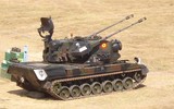 [ẢNH] Pháp biến xe tăng Leclerc thành tổ hợp phòng không tự hành ngang Tunguska Nga
