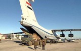 [ẢNH] Vận tải cơ hạng nặng Nga bất ngờ chở hàng hóa bí ẩn tới Syria