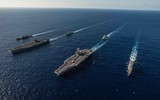 [ẢNH] Một chiếc Tu-22M3M với 3 tên lửa Kh-32 đủ xuyên thủng nhóm tác chiến tàu sân bay Mỹ?