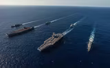 [ẢNH] Một chiếc Tu-22M3M với 3 tên lửa Kh-32 đủ xuyên thủng nhóm tác chiến tàu sân bay Mỹ?