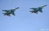 [ẢNH] Su-57E và Su-35S trước nguy cơ đối đầu trực diện trên chiến trường Libya