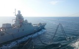 [ẢNH] Chiến hạm Nga Đô đốc Kasatonov lao thẳng vào cuộc tập trận NATO