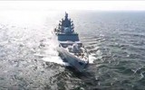 [ẢNH] Chiến hạm Nga Đô đốc Kasatonov lao thẳng vào cuộc tập trận NATO
