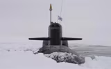 [ẢNH] Không phải 3, có tới 5 tàu ngầm hạt nhân Nga nổi lên tại Bắc Cực để phóng tên lửa