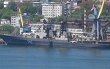 [ẢNH] Chiến hạm Đô đốc Shaposhnikov phóng lỗi tên lửa Kalibr?