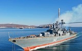 [ẢNH] Chiến hạm Đô đốc Shaposhnikov phóng lỗi tên lửa Kalibr?