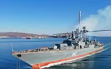 [ẢNH] Chiến hạm Đô đốc Shaposhnikov phóng lỗi tên lửa Kalibr?