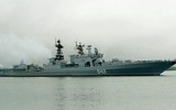 [ẢNH] Chiến hạm Đô đốc Shaposhnikov phóng lỗi tên lửa Kalibr?