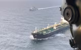[ẢNH] Israel tấn công tàu chở dầu Iran bất chấp được Hải quân Nga hộ tống