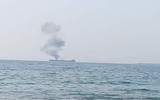 [ẢNH] Israel tấn công tàu chở dầu Iran bất chấp được Hải quân Nga hộ tống